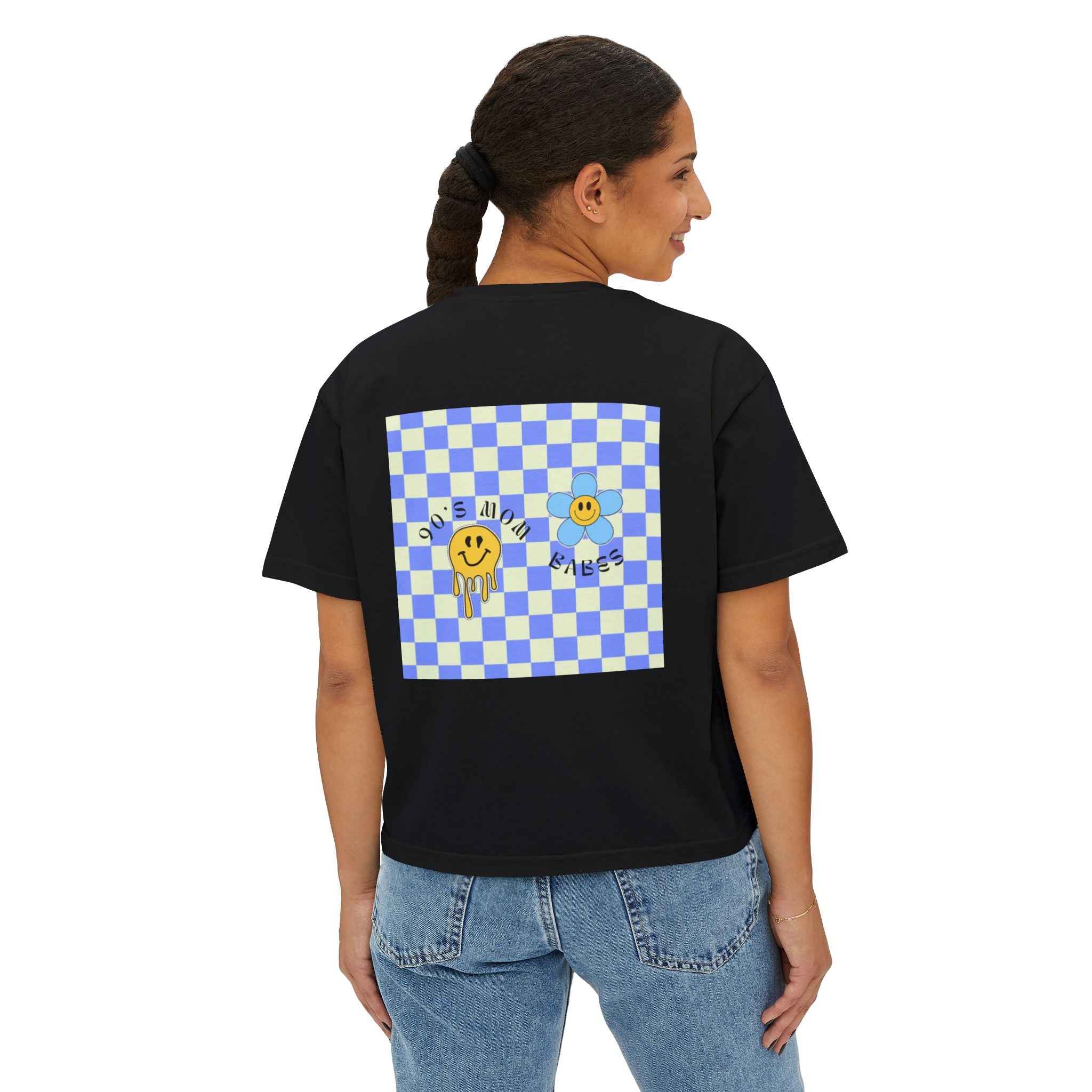 90's Mom Babes - Smiley Graphic Tee