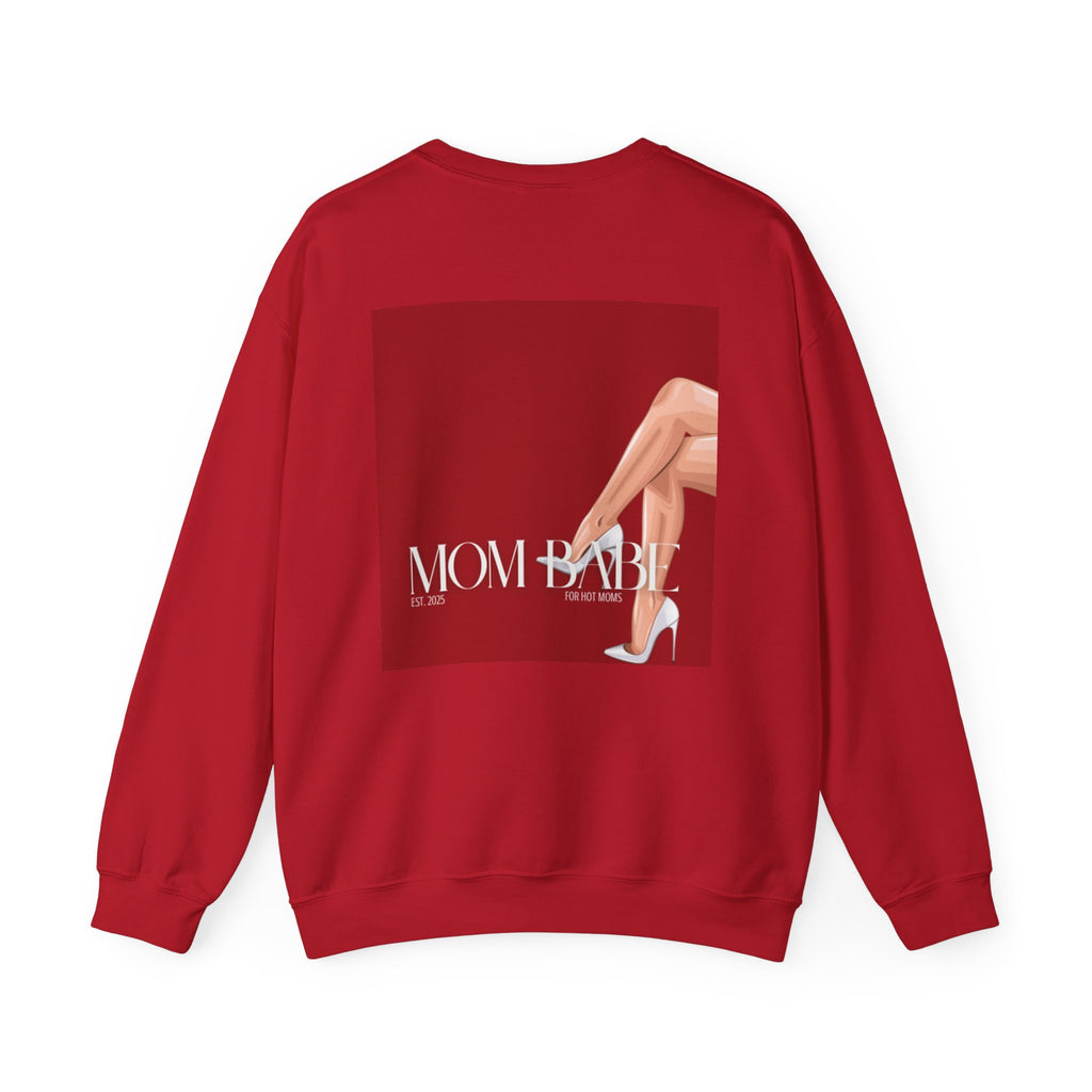 Mom Babe For Hot Moms - White Heels Graphic Sweatshirt