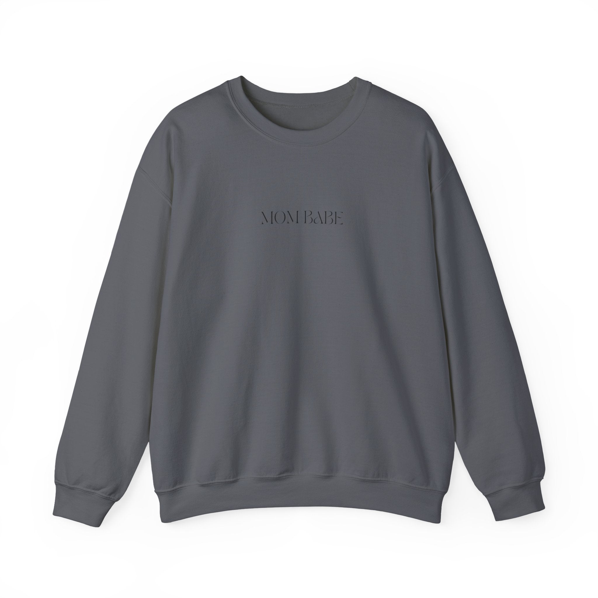 Pilates Mom Babe Club — Workout Graphic Sweatshirt (Black Print)