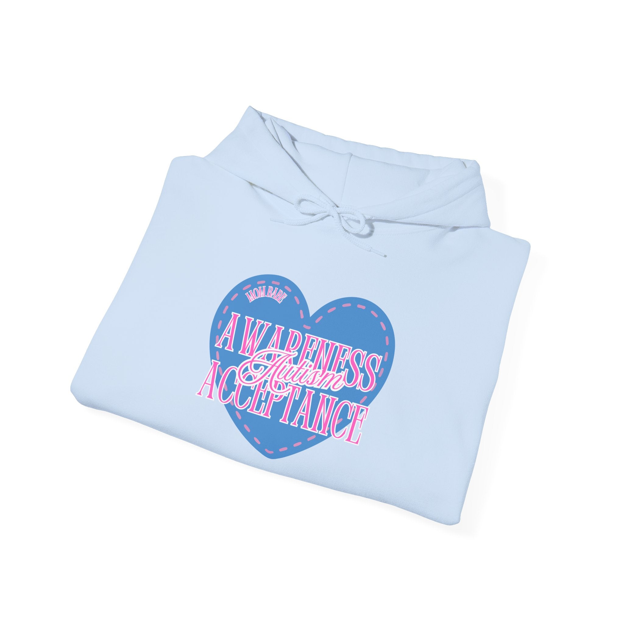 Autism Awareness and Acceptance — Stitched Heart Hoodie