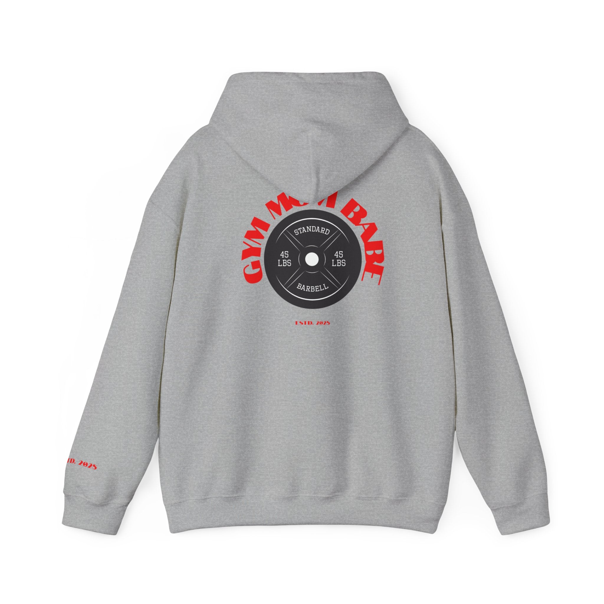 Gym Mom Babe - Weight Graphic Hoodie