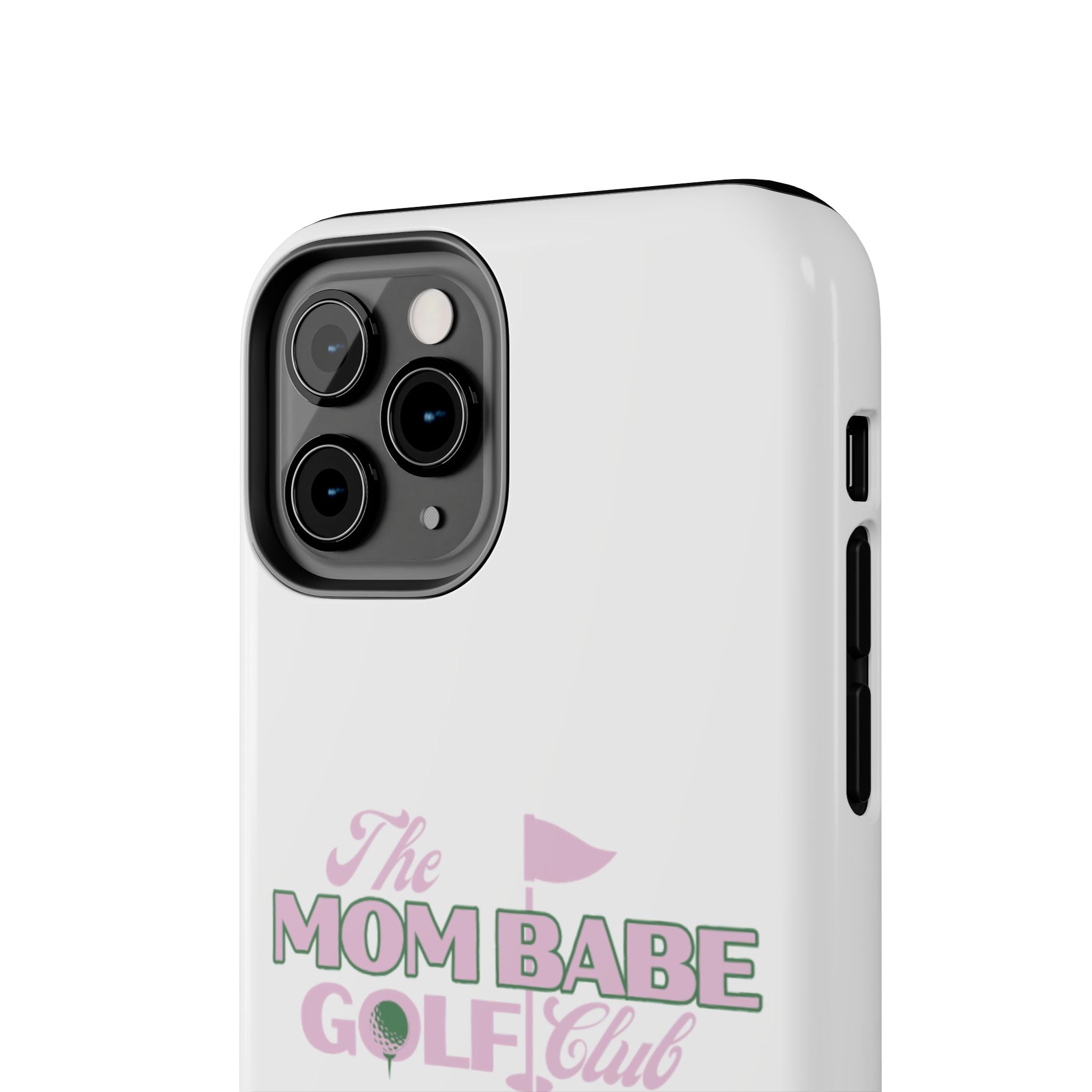 The Mom Babe Golf Club - Pink Vintage Golf Tough Phone Case