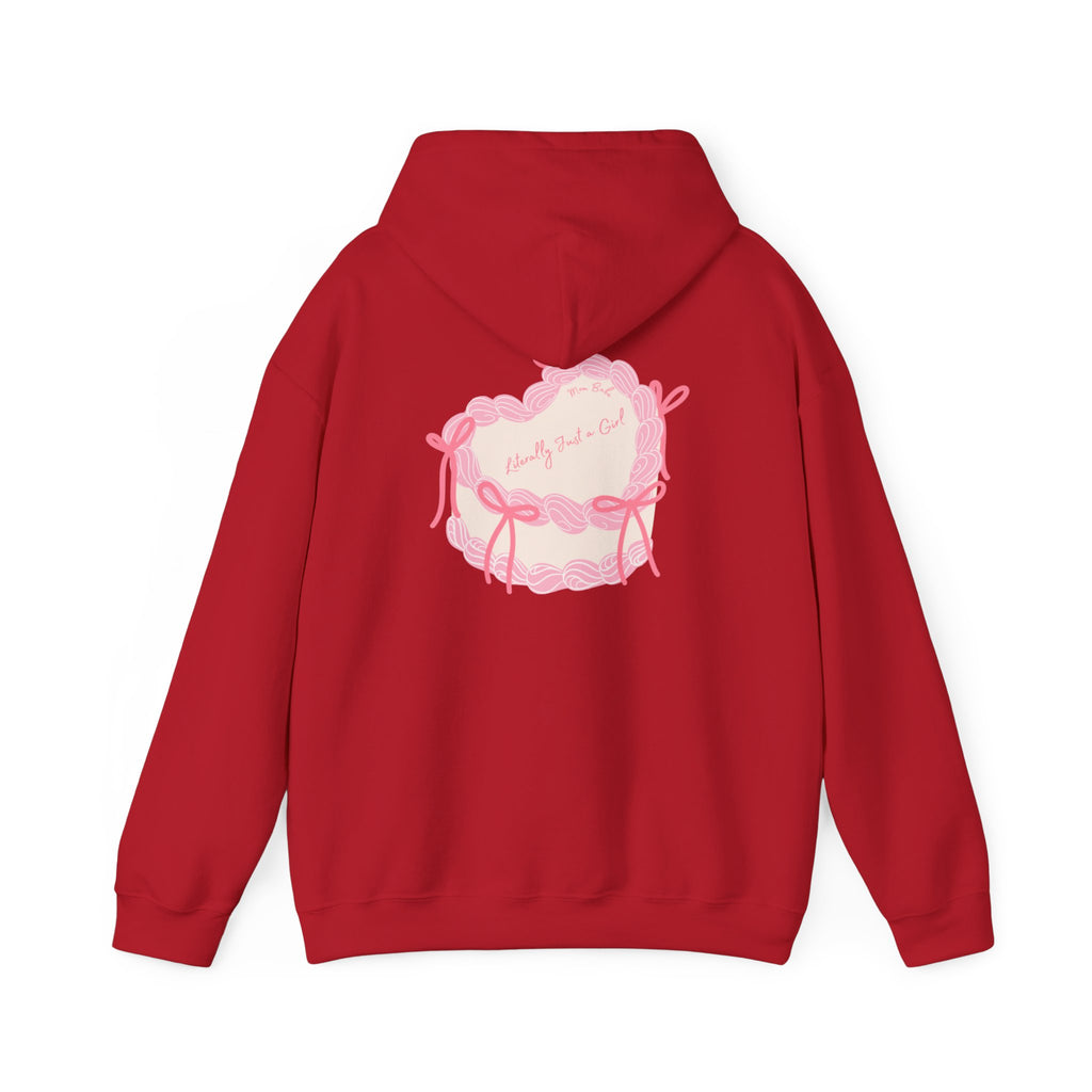 Mom Babe Literally Just a Girl - Cake Graphic Hoodie