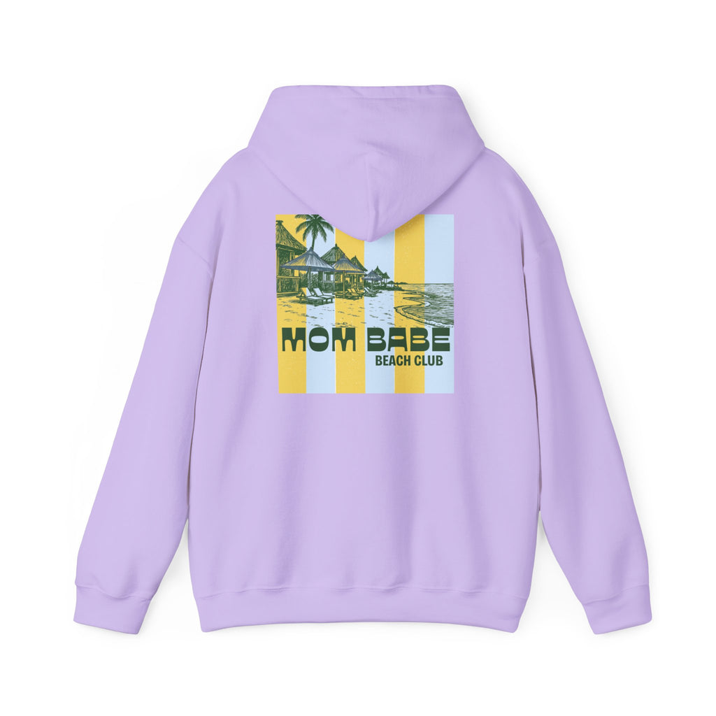 Mom Babe Beach Club — Graphic Hoodie
