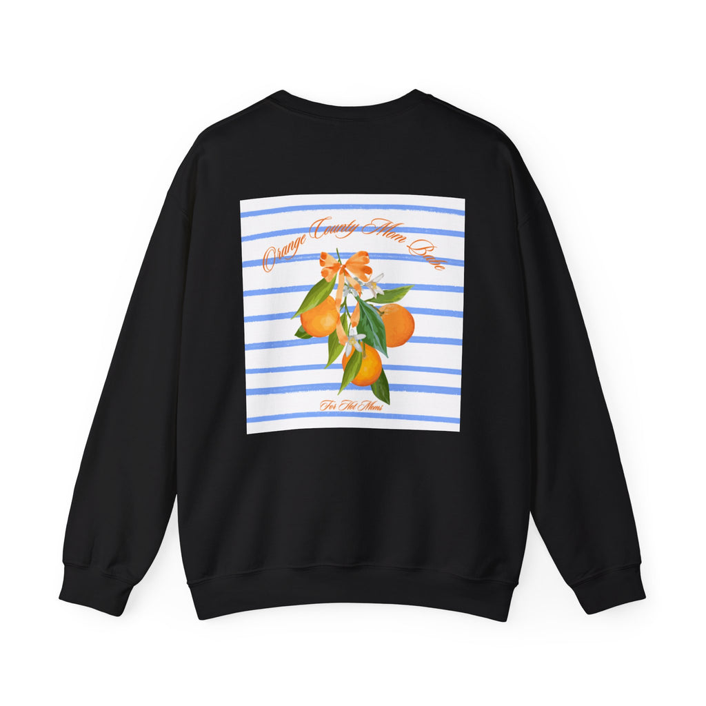 Orange County Mom Babe — Orange Blossom Graphic Sweatshirt