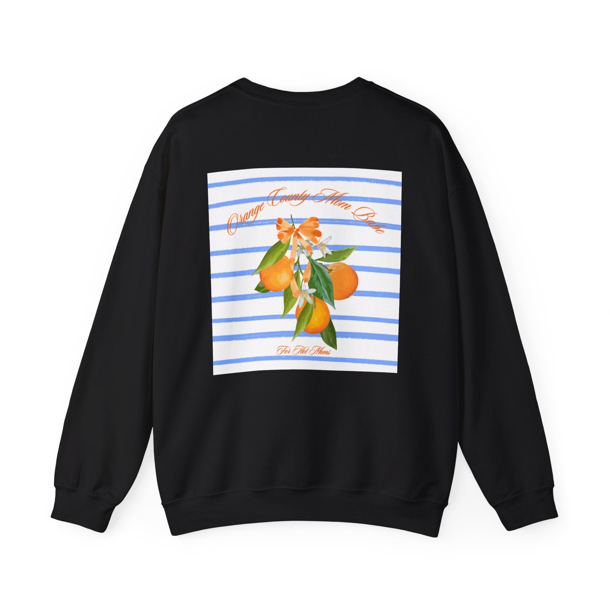 Orange County Mom Babe — Orange Blossom Graphic Sweatshirt