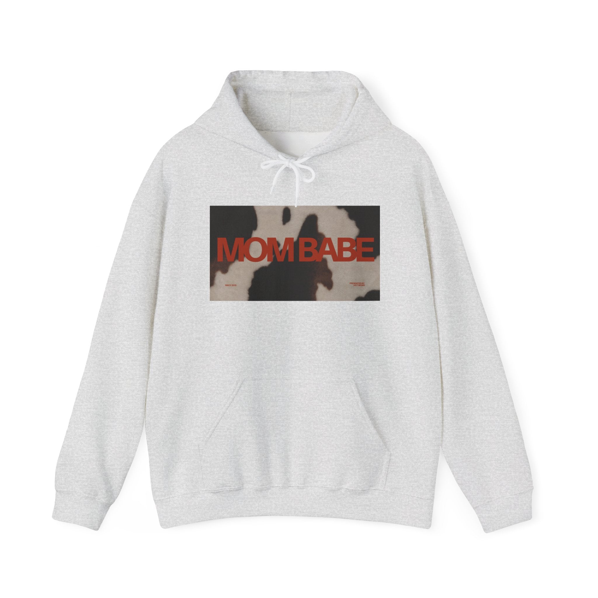 Mom Babe — Cowhide Graphic Hoodie