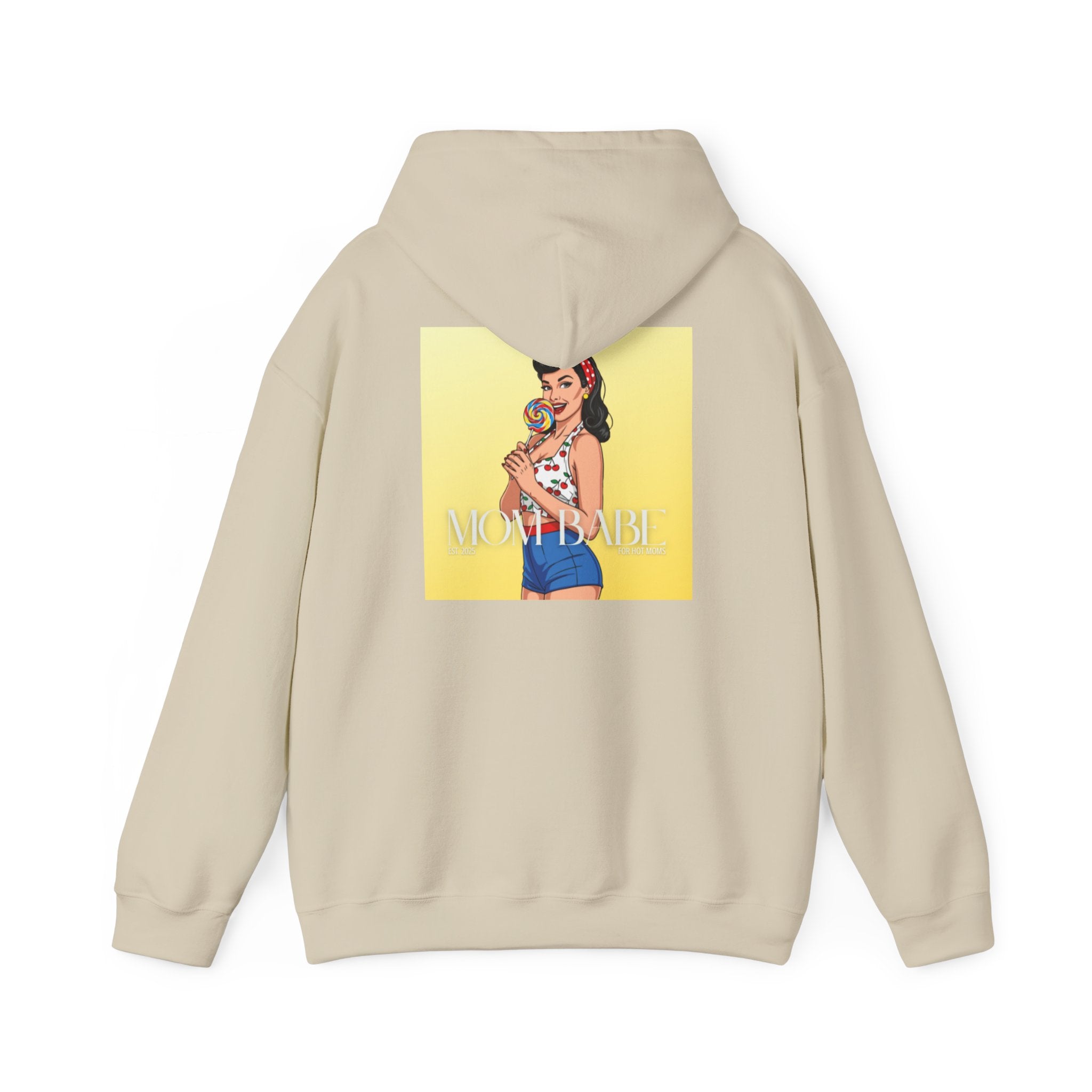 Mom Babe - For Hot Moms Pinup Graphic Hoodie