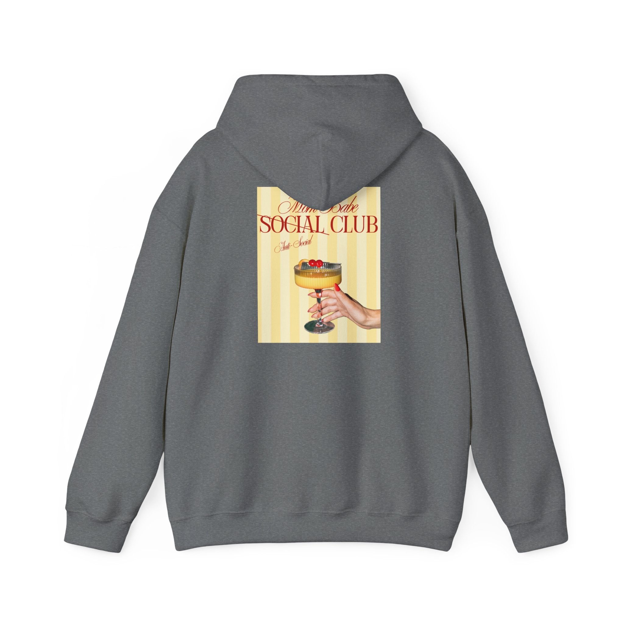 Mom Babe Anti-Social Club - Cocktail Graphic Hoodie