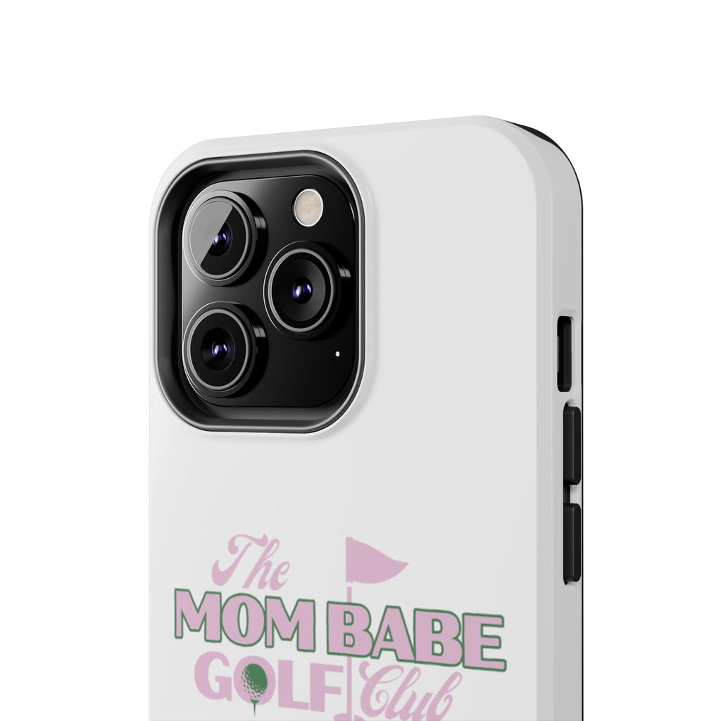 The Mom Babe Golf Club - Pink Vintage Golf Tough Phone Case