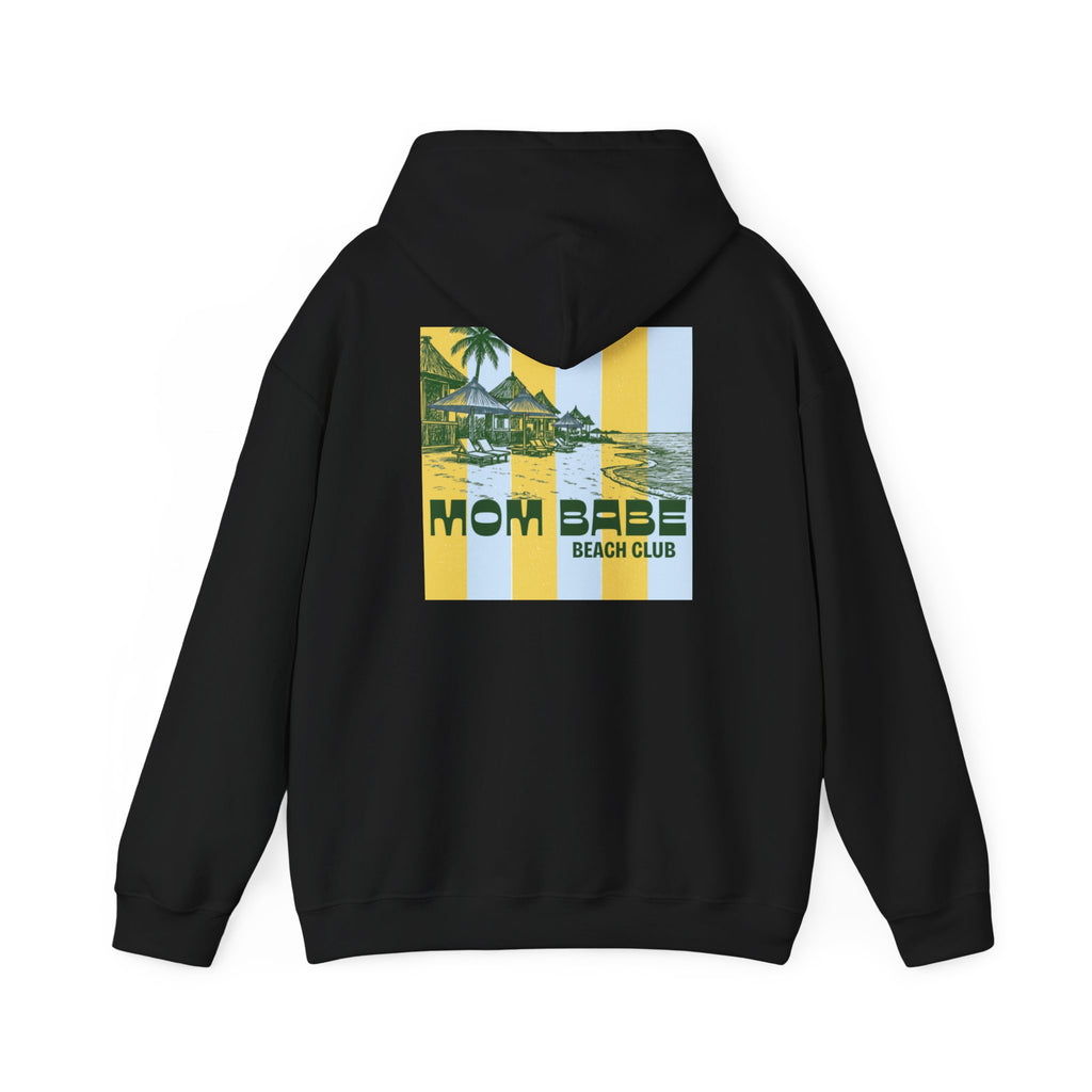 Mom Babe Beach Club — Graphic Hoodie