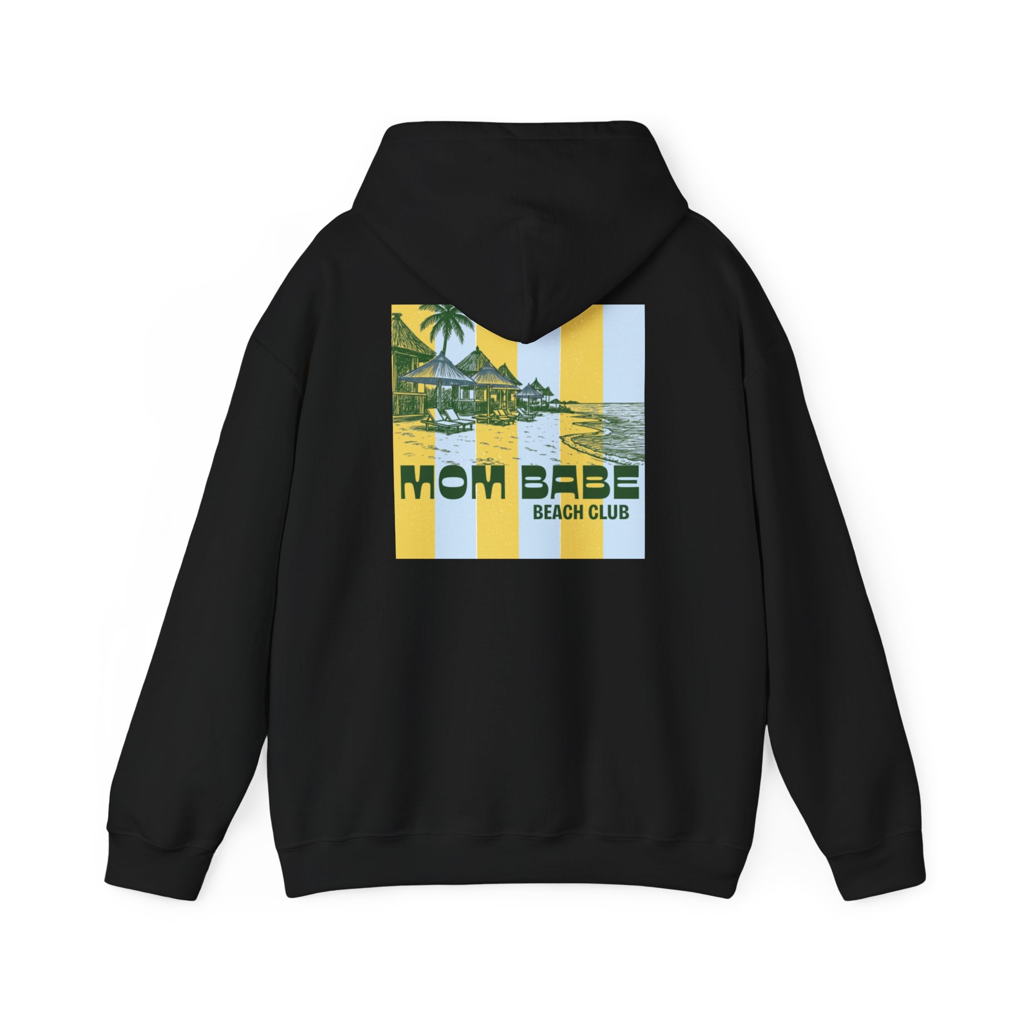 Mom Babe Beach Club — Graphic Hoodie