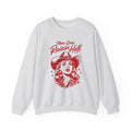 Mom Babe Raisin’ Hell - Cowgirl Graphic Sweatshirt