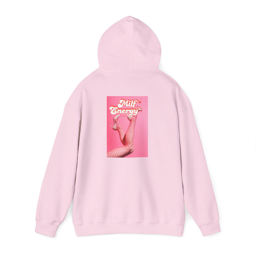 MILF Energy Mom Babe — Fishnet Graphic Hoodie