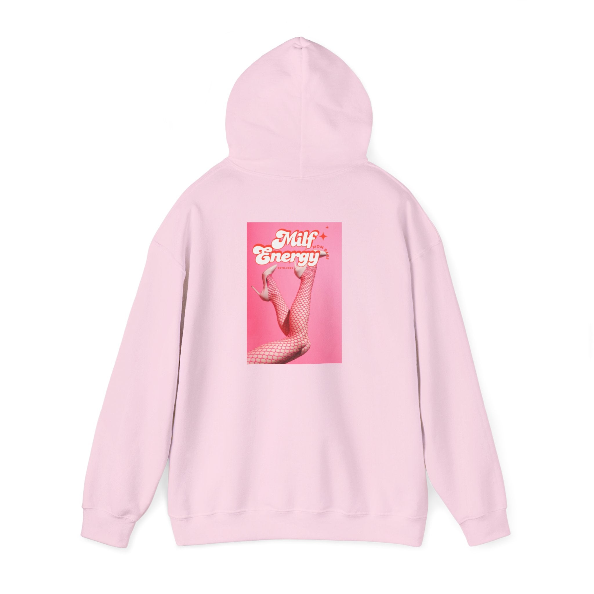 MILF Energy Mom Babe — Fishnet Graphic Hoodie