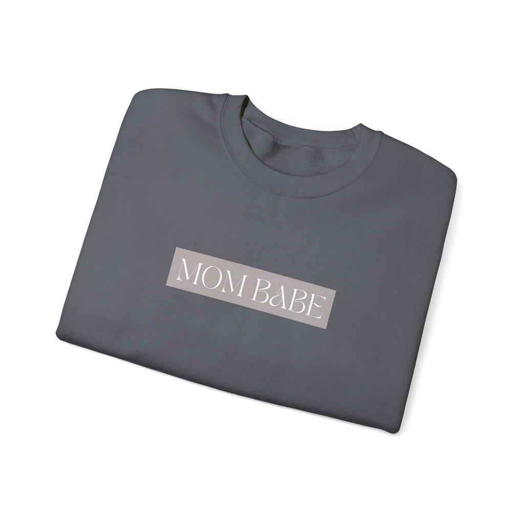 Pilates Mom Babe Club — Workout Graphic Sweatshirt (White Print)
