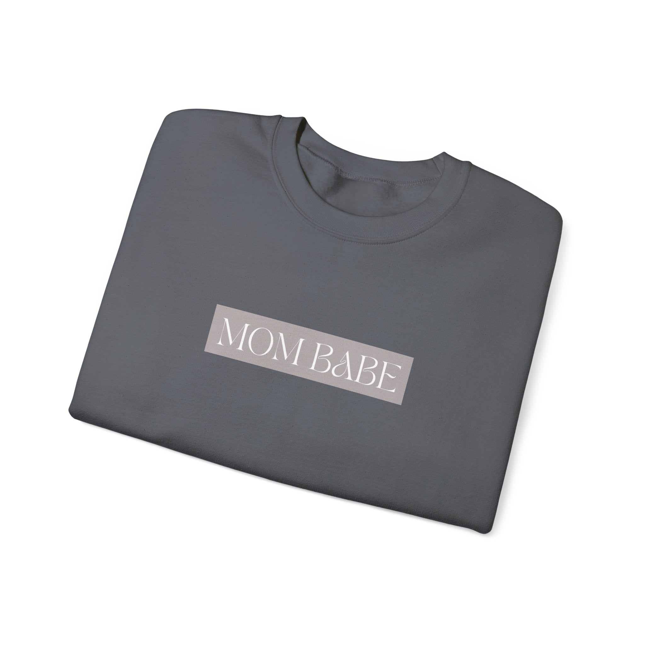 Pilates Mom Babe Club — Workout Graphic Sweatshirt (White Print)