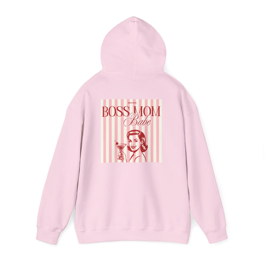 Boss Mom Babe — Vintage Retro Graphic Hoodie