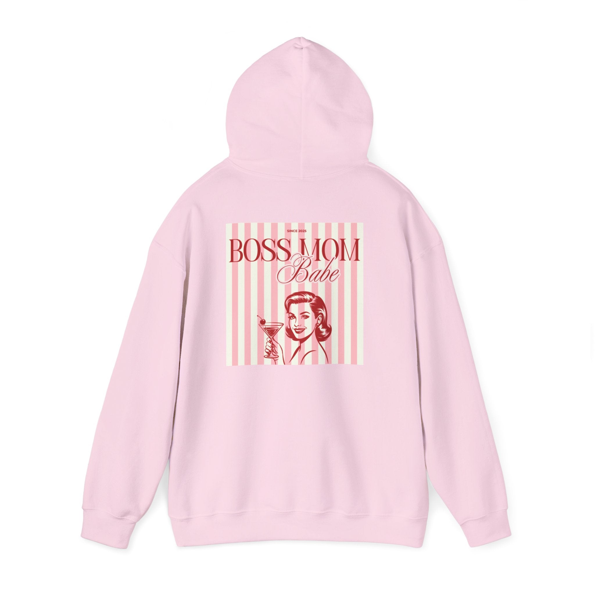 Boss Mom Babe — Vintage Retro Graphic Hoodie
