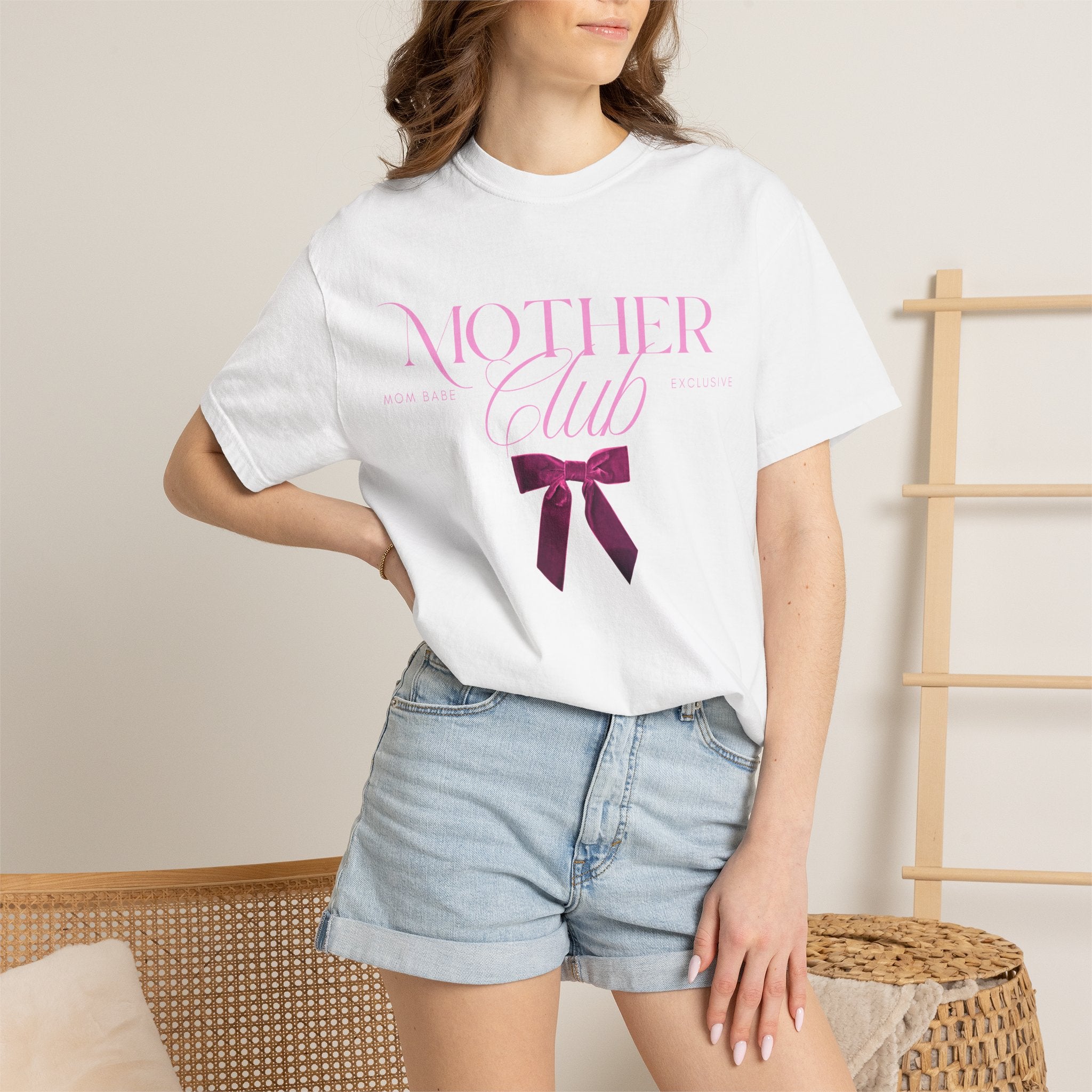 Mother Club Mom Babe Exclusive Tee - Petal