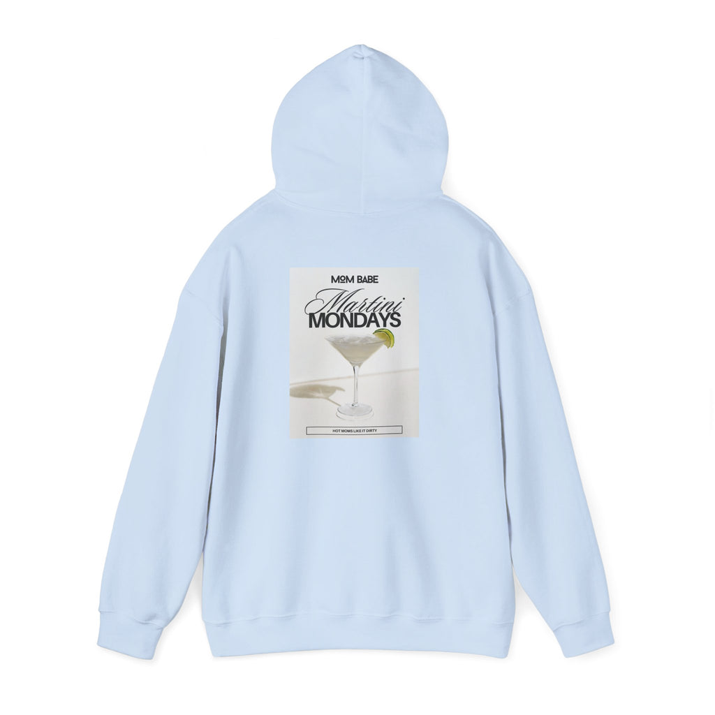 Mom Babe Martini Mondays Hot Moms Like it Dirty - Martini Graphic Hoodie