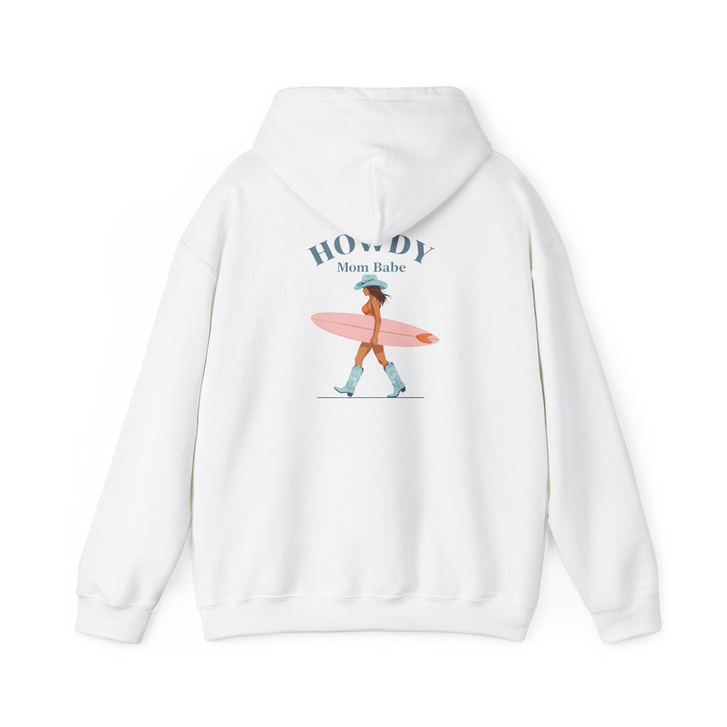 Howdy Mom Babe — Surf Girl Graphic Hoodie
