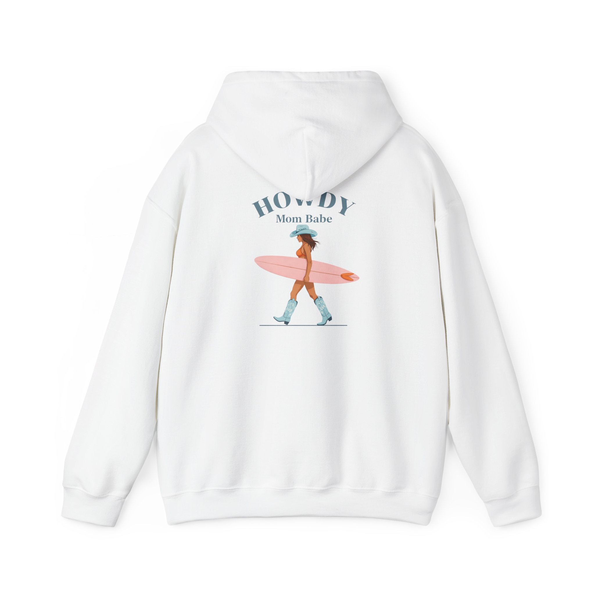 Howdy Mom Babe — Surf Girl Graphic Hoodie