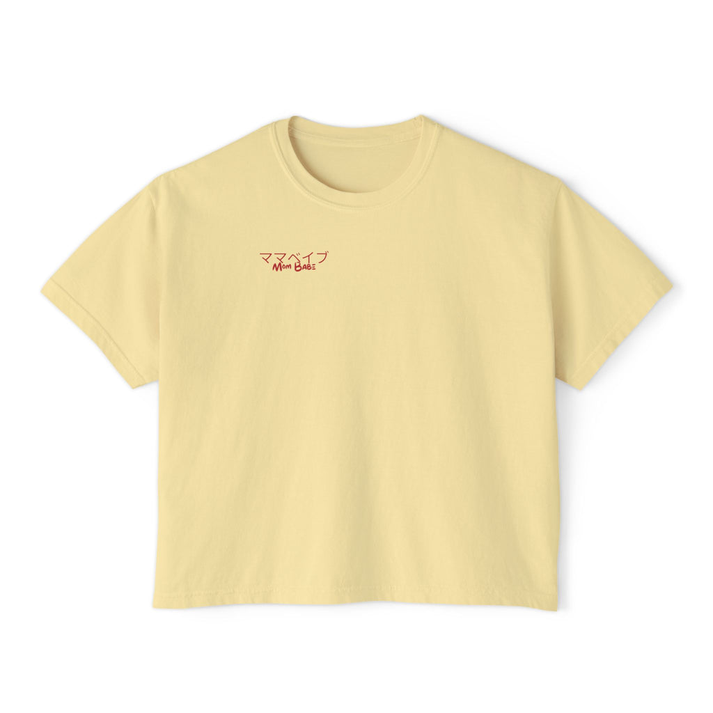 Mom Babe Cherry Blossom - Japanese Kanji Tee
