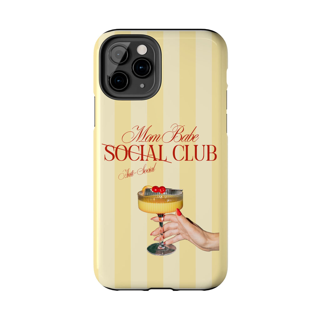 Mom Babe Anti-Social Club Tough Phone Case