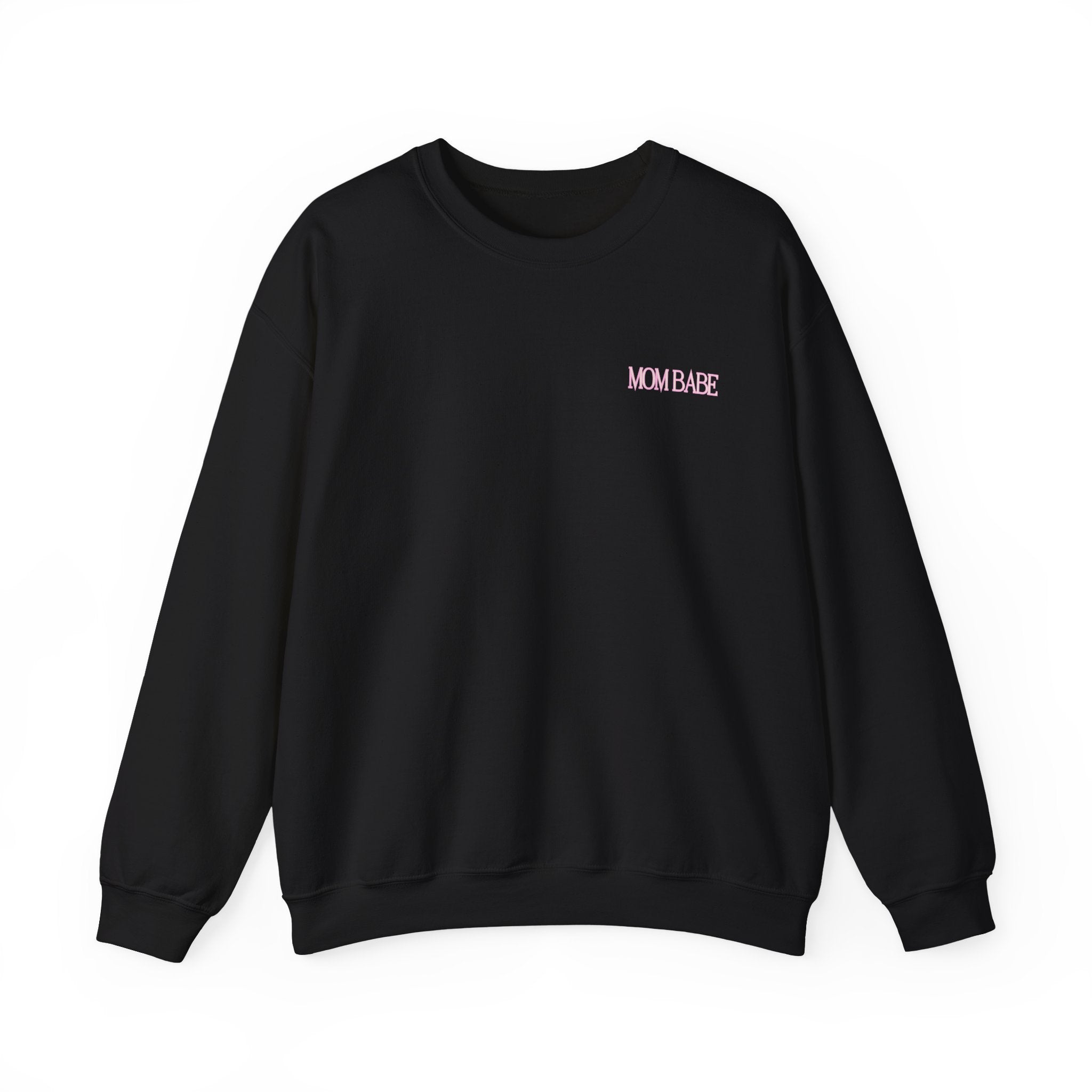 Mom Babe — Holographic Graphic Sweatshirt