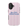 Mom Babe 'For Hot Moms' Pink Stripe Tough Phone Case