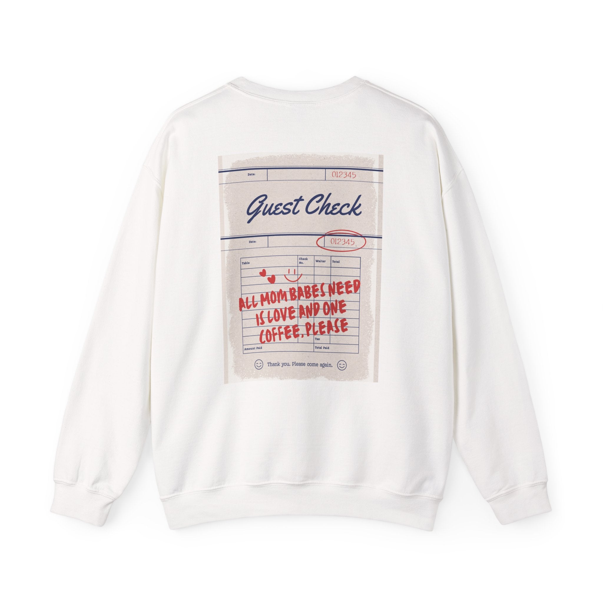 All Mom Babes Need - Graphic Check Sweatshirt