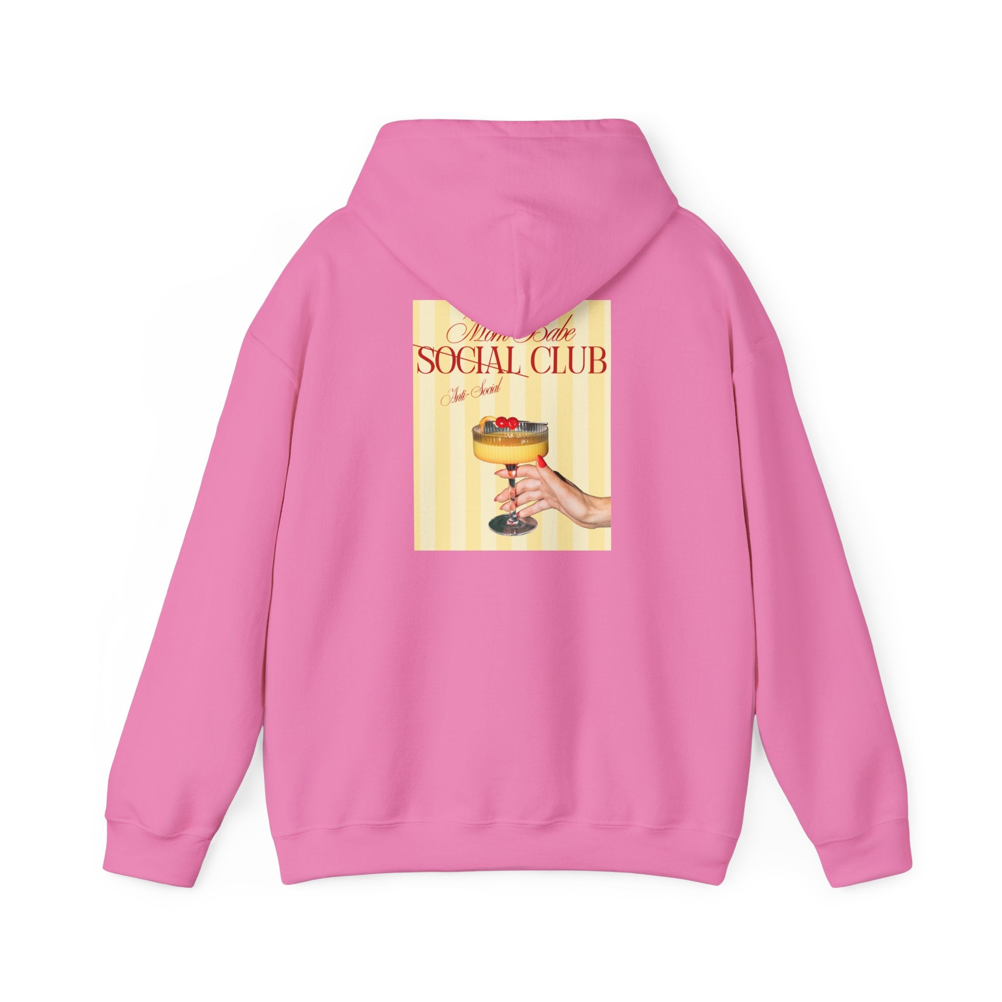 Mom Babe Anti-Social Club - Cocktail Graphic Hoodie