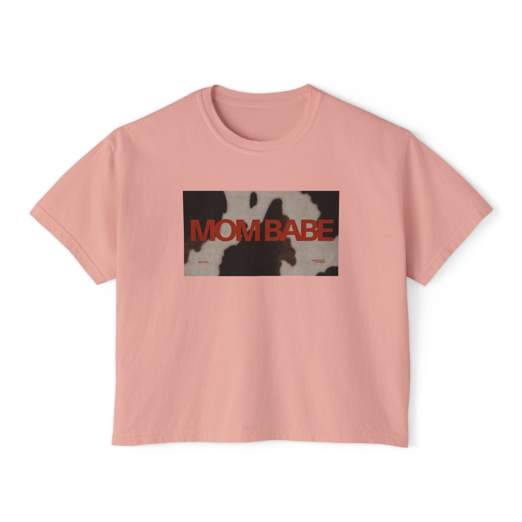 Mom Babe — Cowhide Graphic Tee