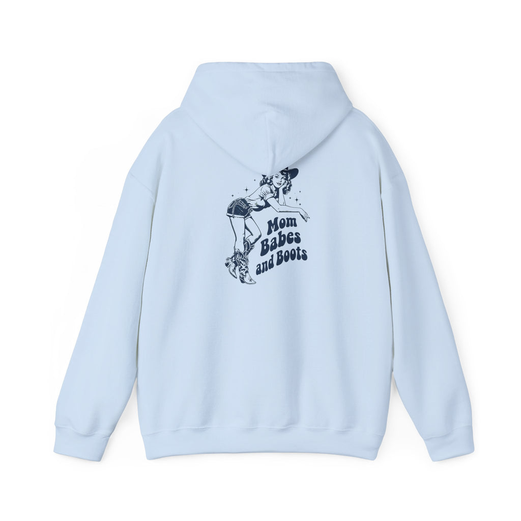 Mom Babes and Boots - Graphic Hoodie