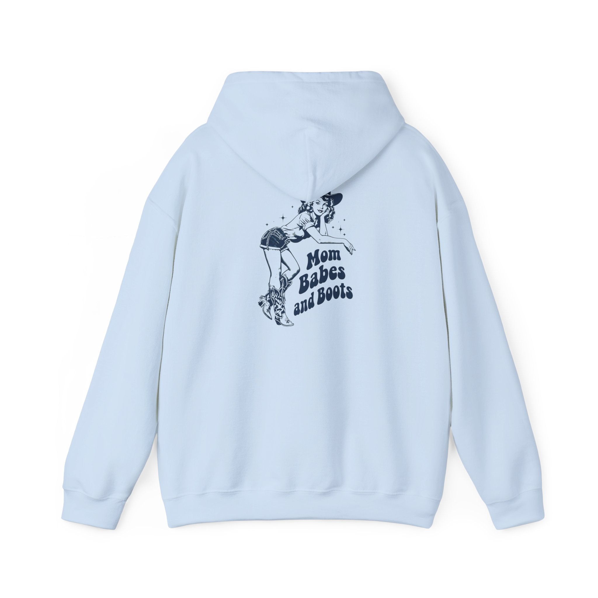 Mom Babes and Boots - Graphic Hoodie