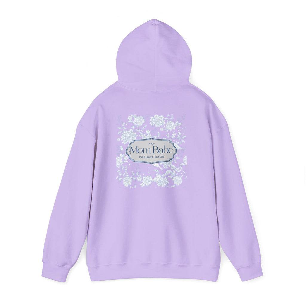 Boy Mom Babe - Floral Graphic Hoodie