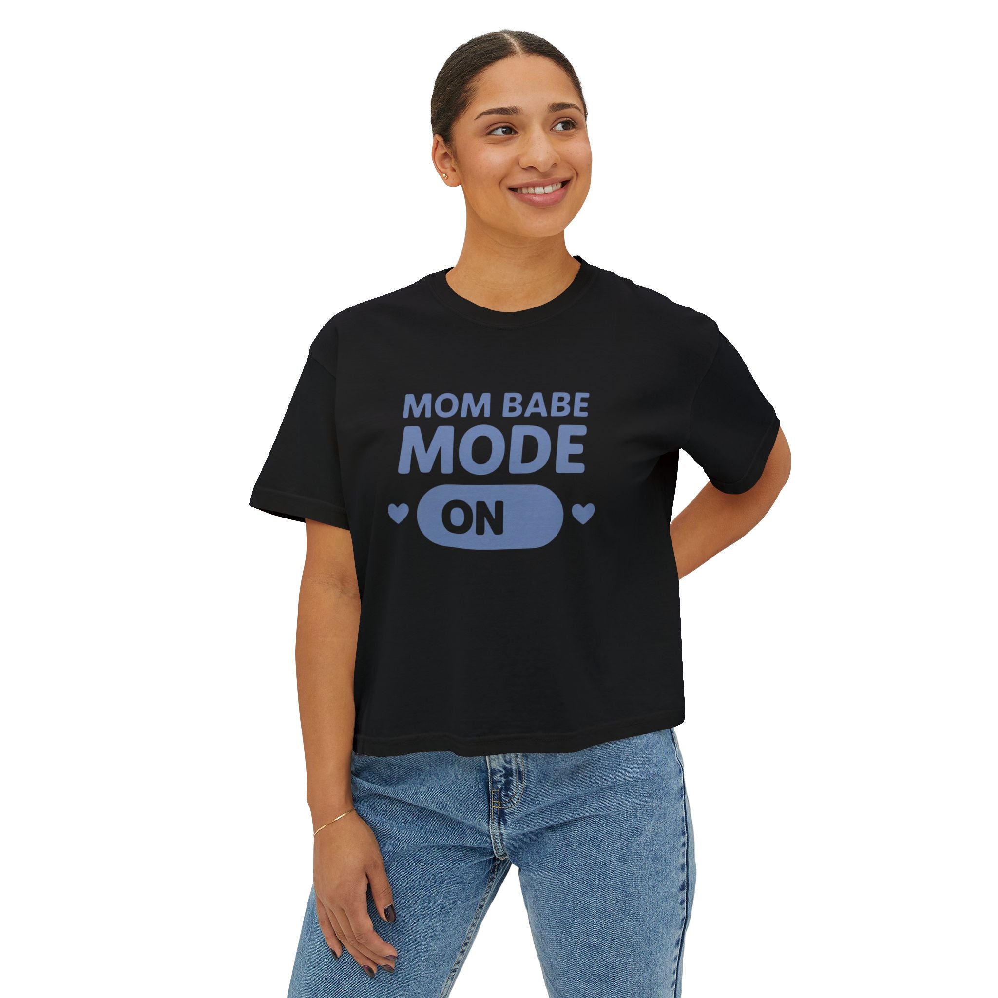 Mom Babe Mode On  — Graphic Tee