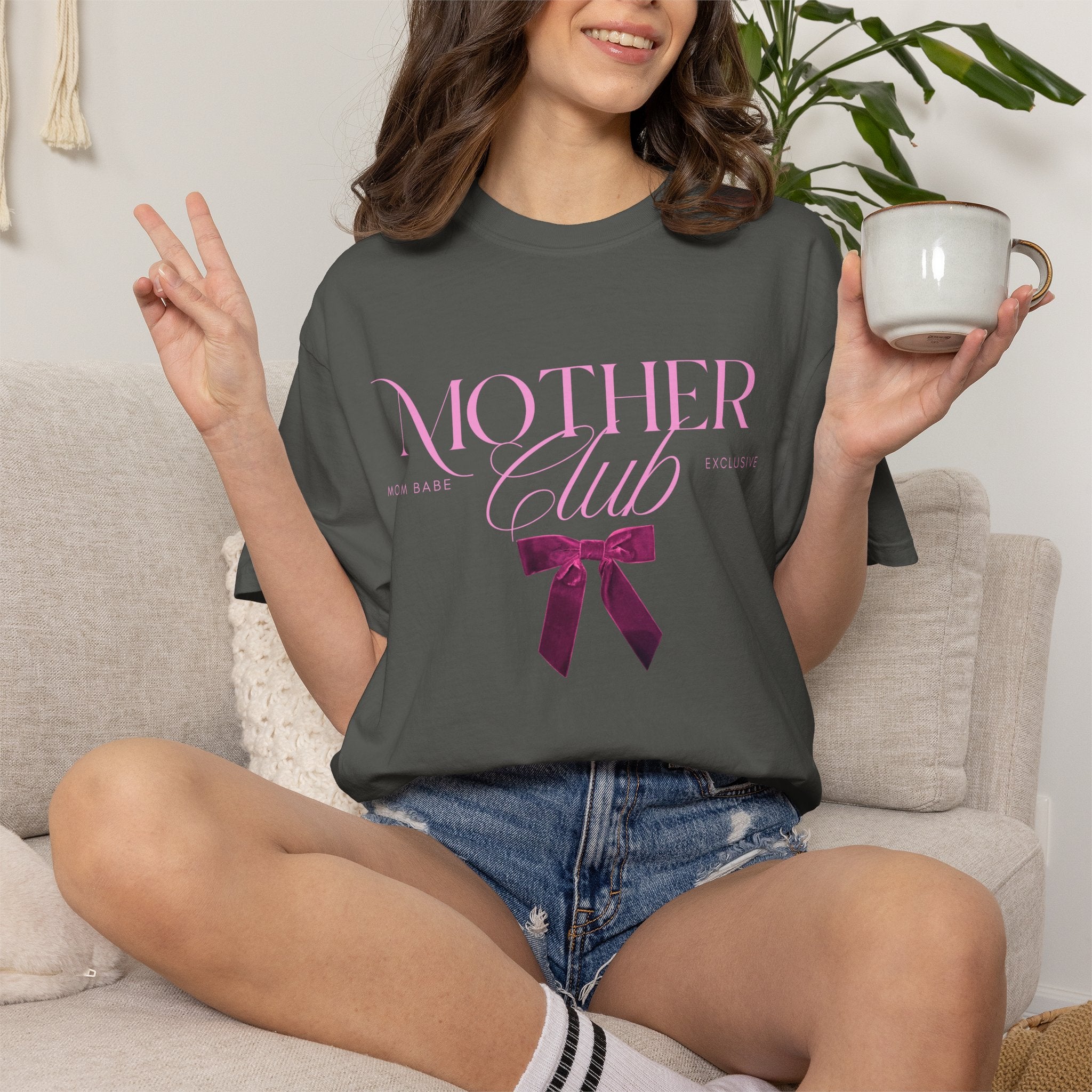 Mother Club Mom Babe Exclusive Tee - Petal