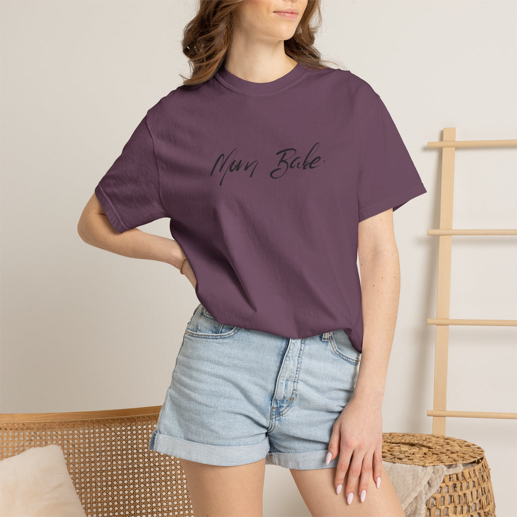 Fit Mom Social Club - Mom Babe Tee Black