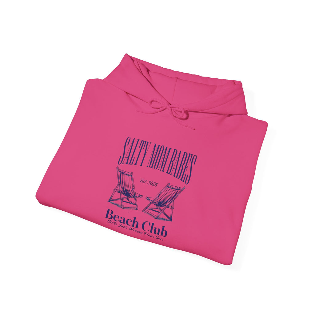 Salty Mom Babes Beach Club- Girls Just Wanna Have Sun Graphic Hoodie