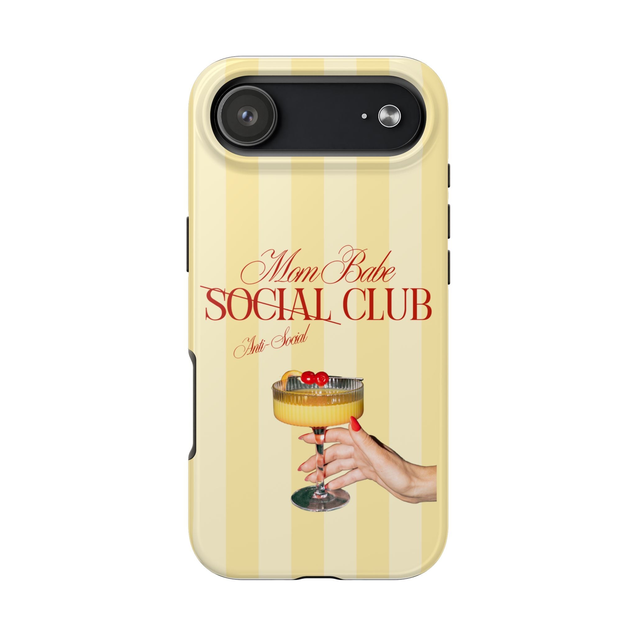 Mom Babe Anti-Social Club Tough Phone Case