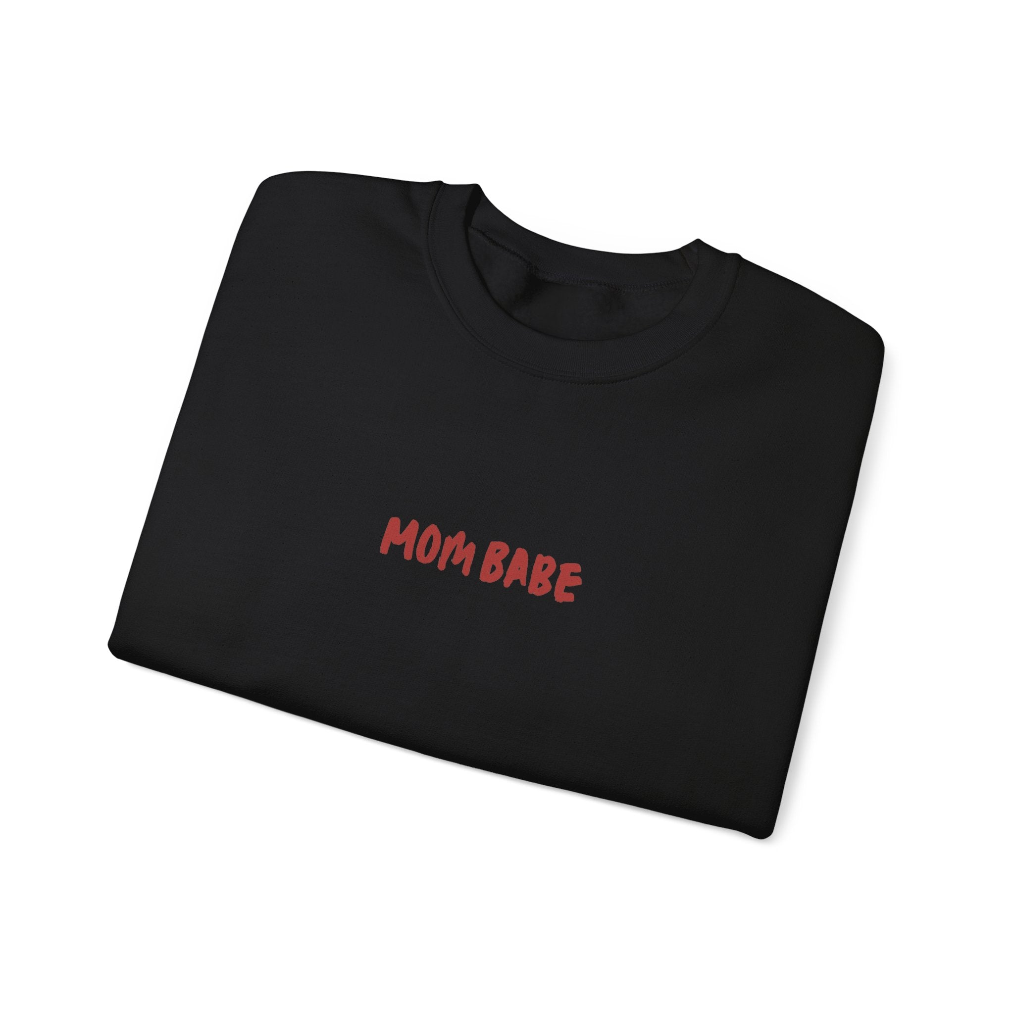 All Mom Babes Need - Graphic Check Sweatshirt