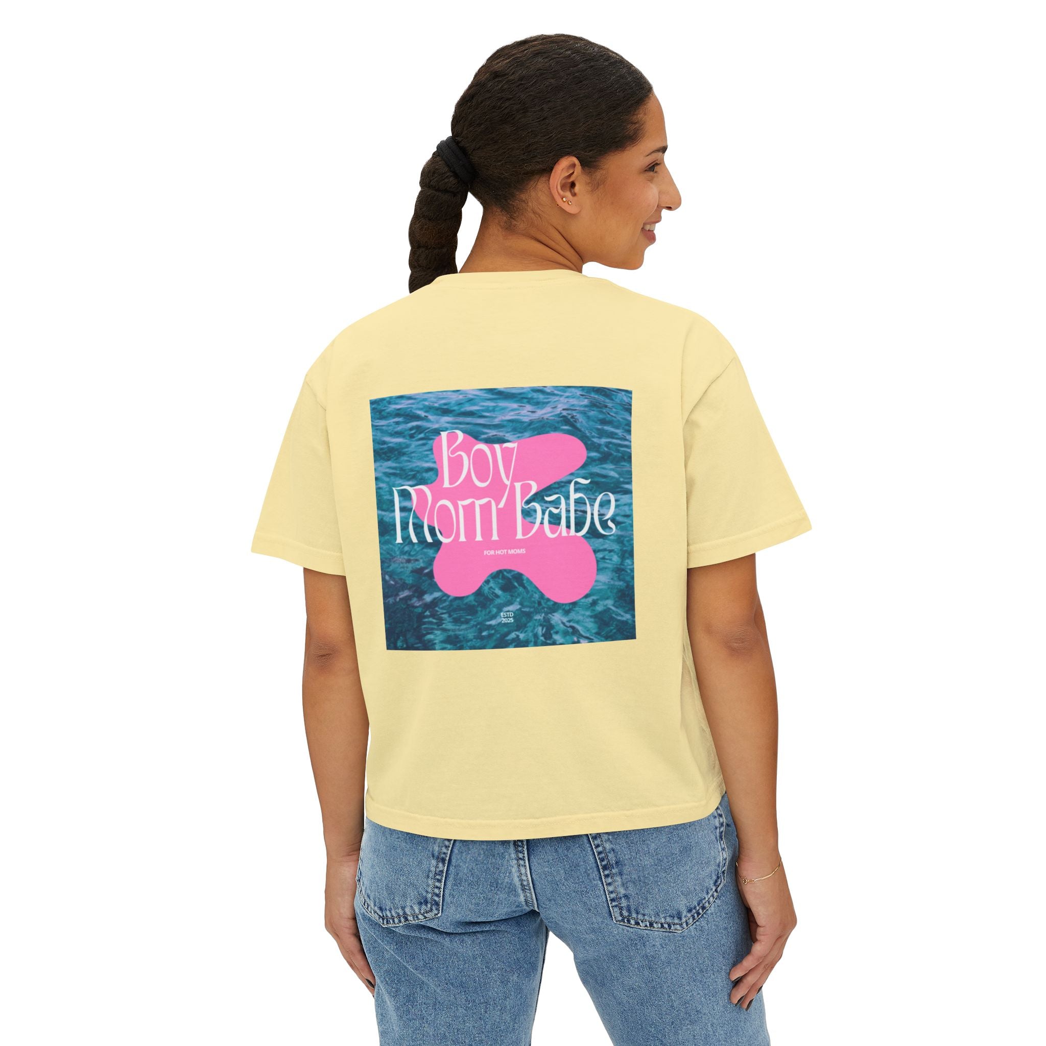Boy Mom Babe — Water Graphic Tee