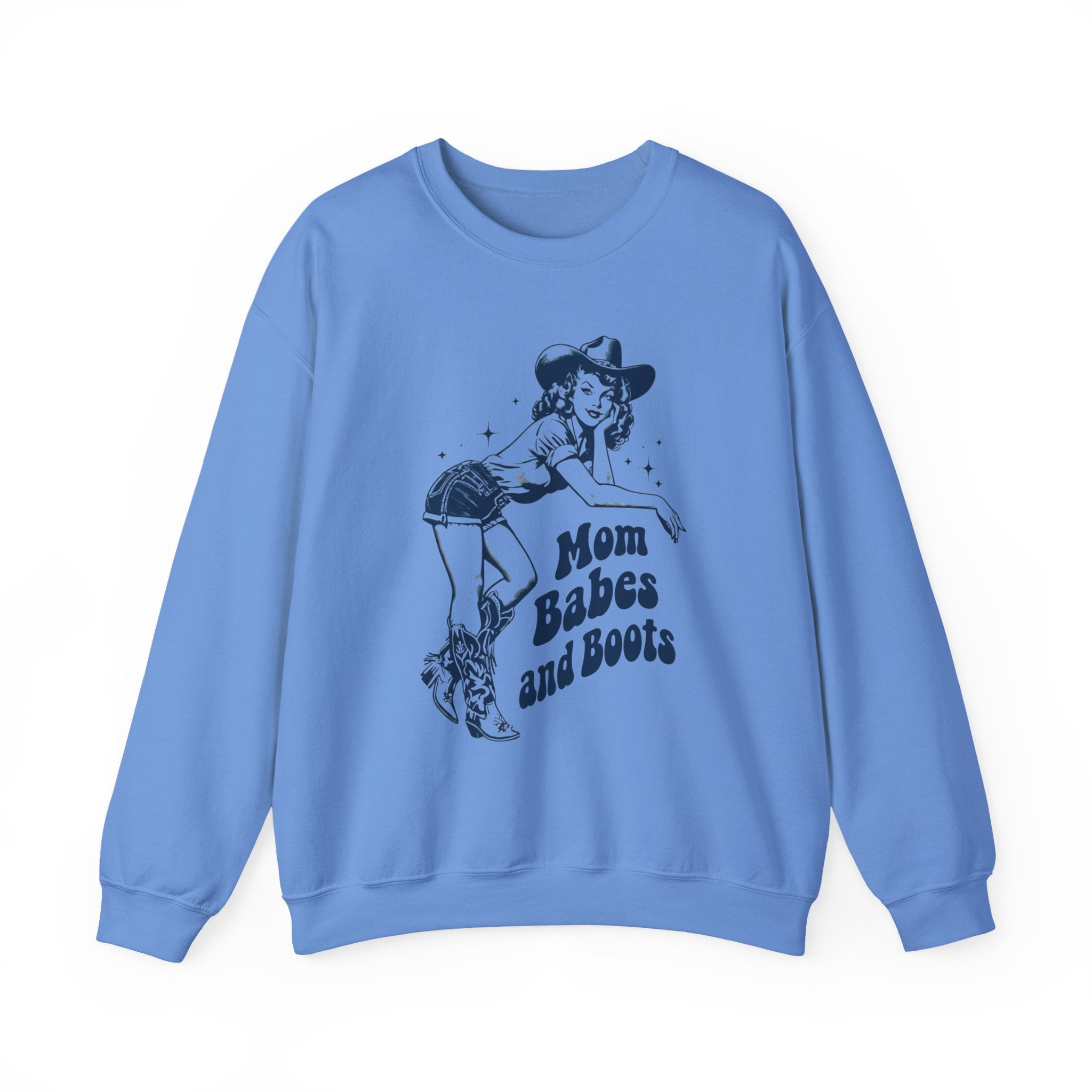 Mom Babes and Boots - Graphic Sweatshirt