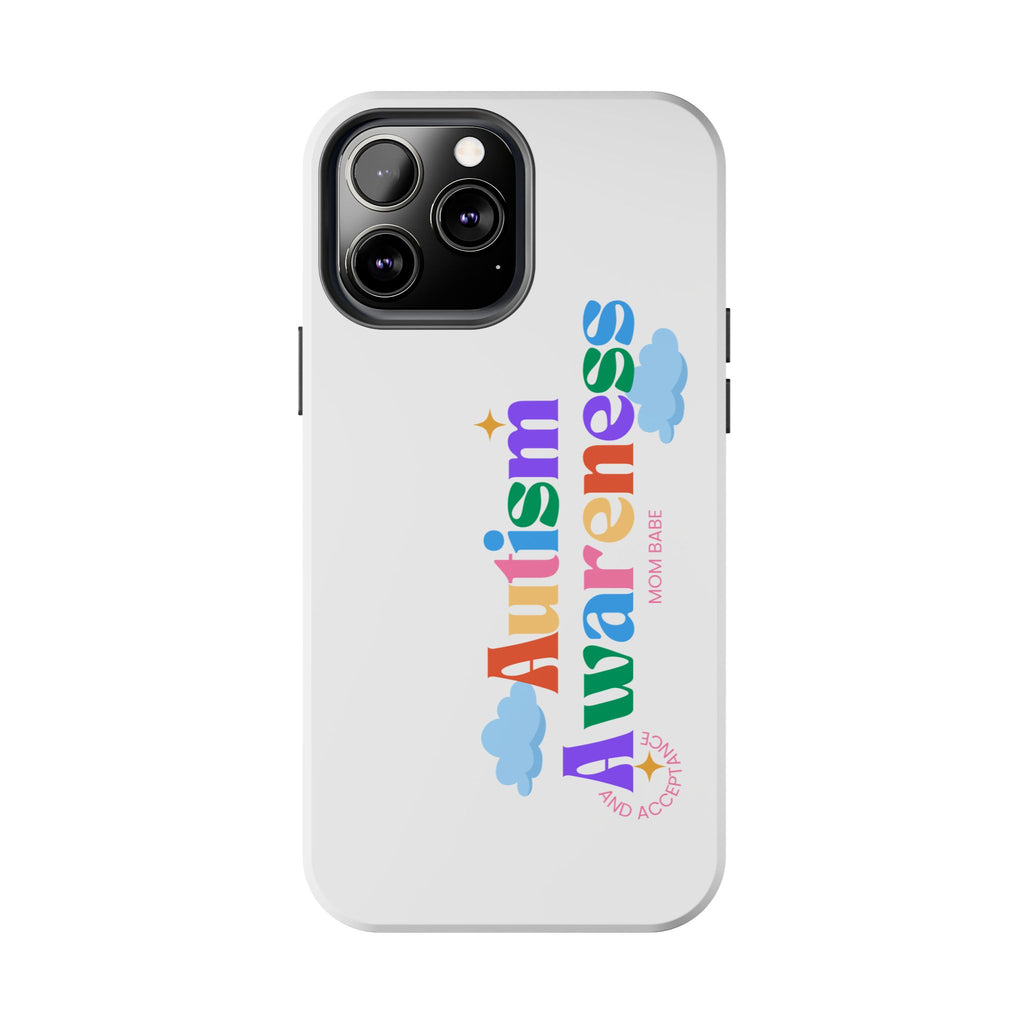 Copy of Autism Awareness and Acceptance — Checkered Heart Phone Case