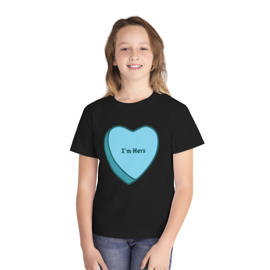 Children's - I'm Hers - Conversation Heart Graphic Tee