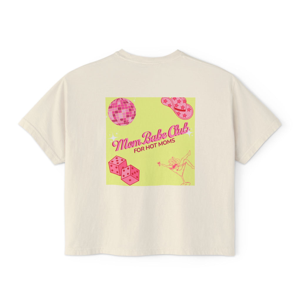 Mom Babe Club - For Hot Moms —  Pink Graphic Tee