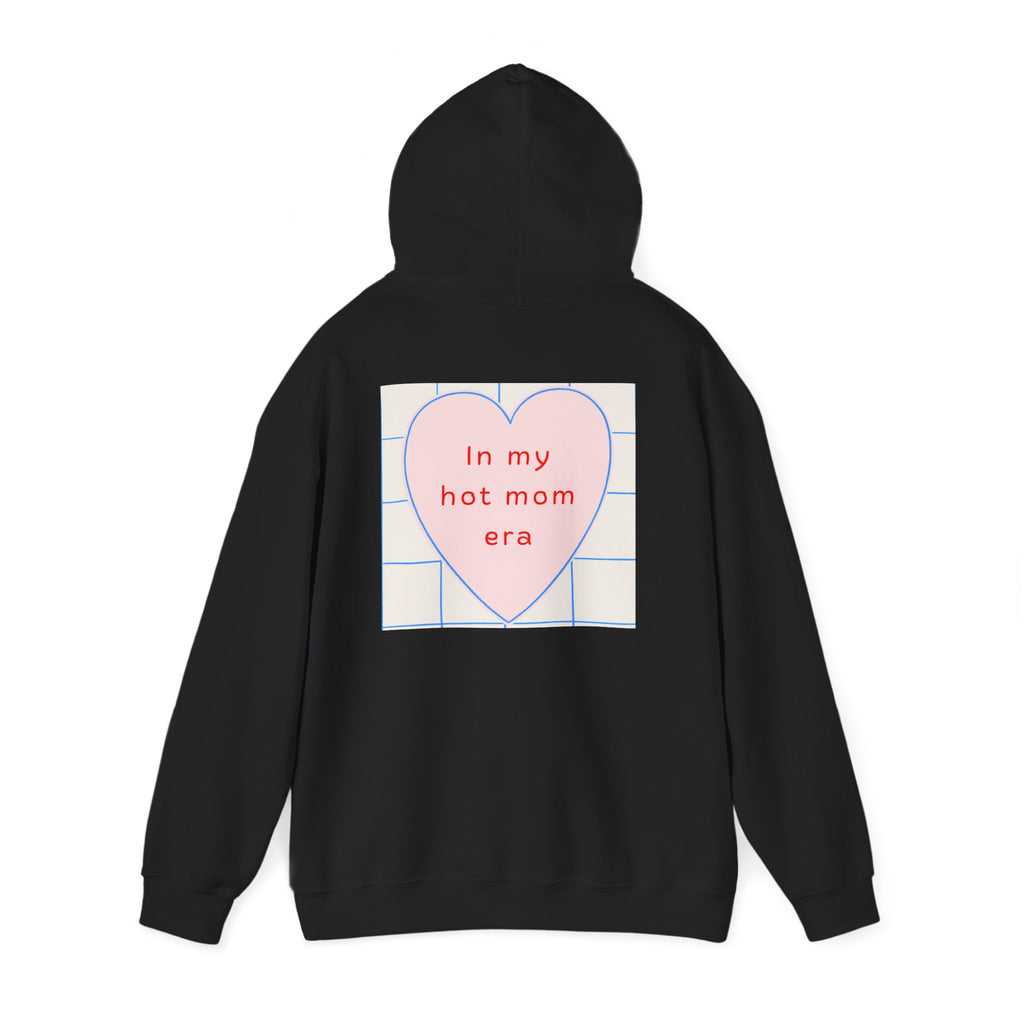 In My Hot Mom Era - Heart Graphic Hoodie