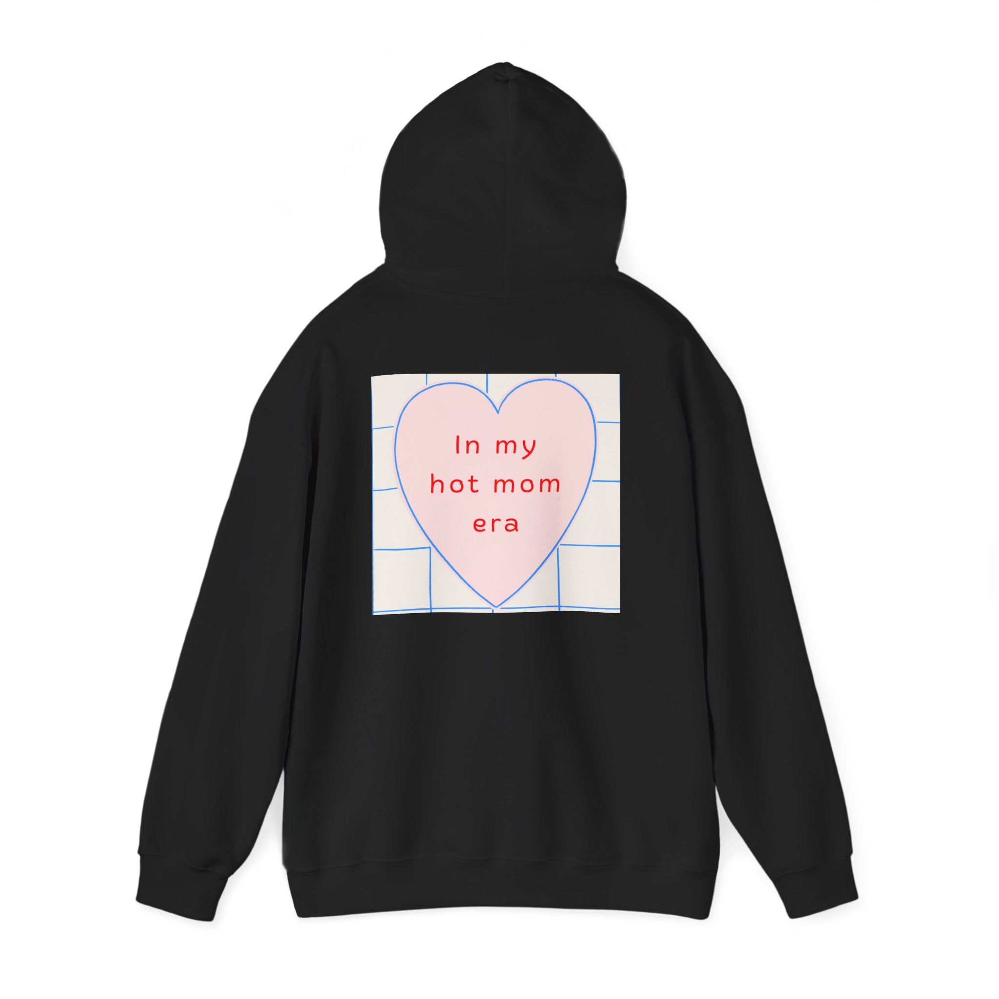 In My Hot Mom Era - Heart Graphic Hoodie